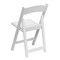 Emma and Oliver Set of 4 800 lb Weight Capacity Indoor/Outdoor Resin Folding Chairs